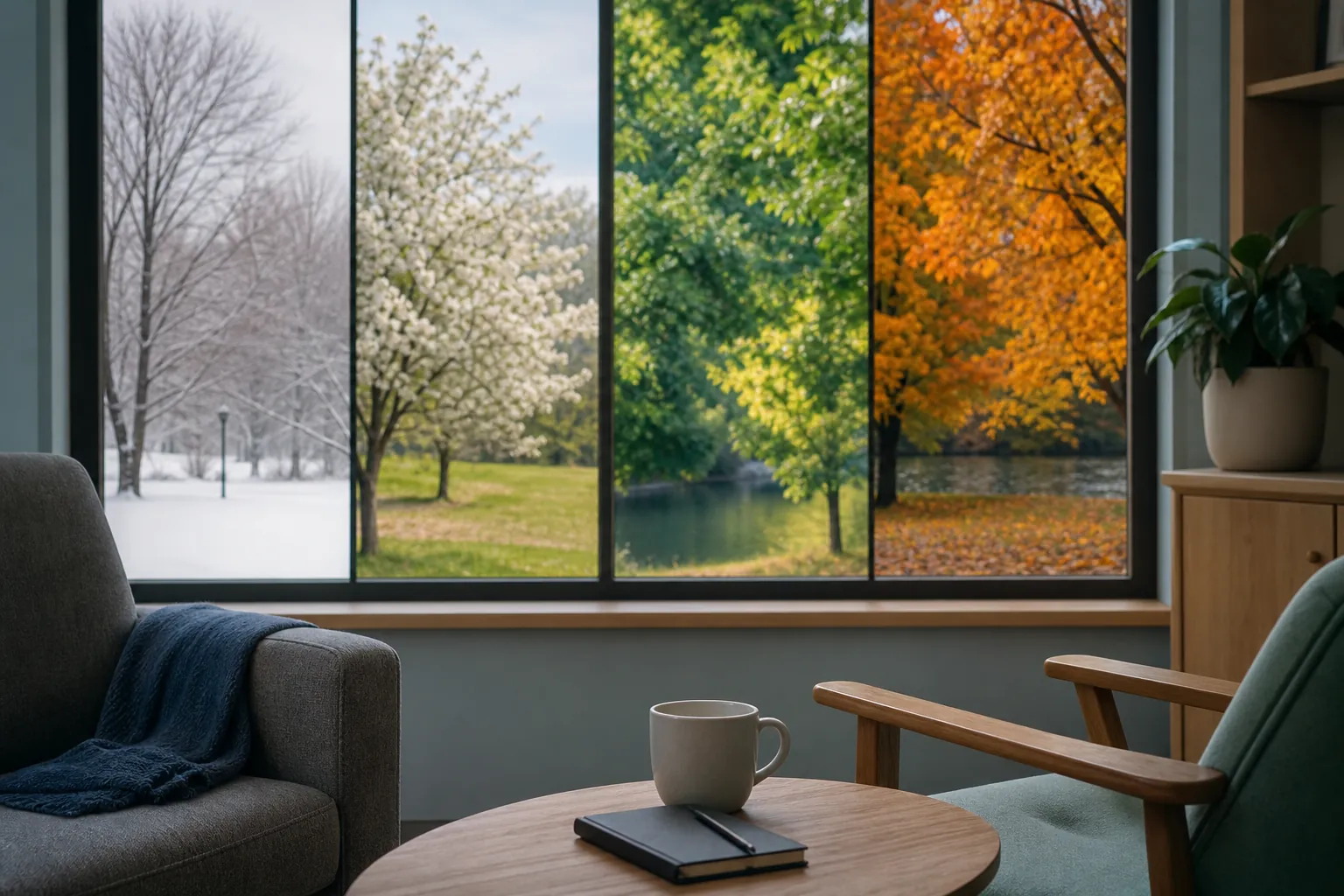 How clinicians consider a possible seasonal pattern in Massachusetts Editorial illustration of How clinicians consider a possible seasonal pattern in Massachusetts