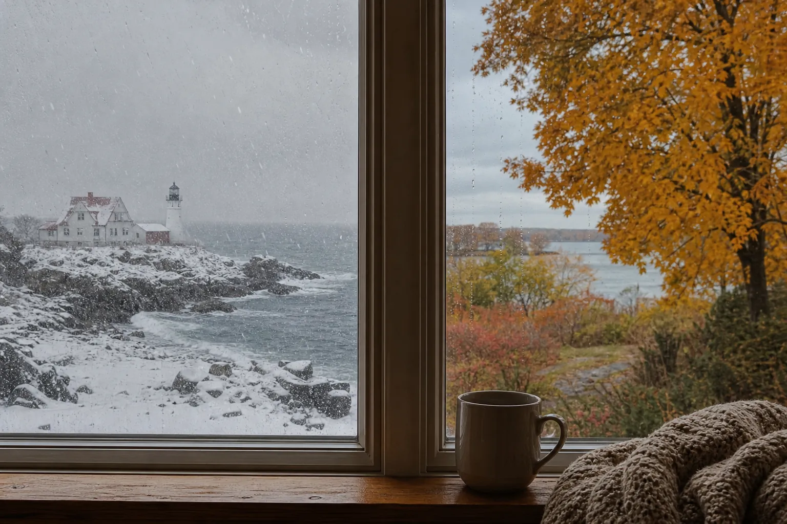 What seasonal changes in depression can look like in Massachusetts Editorial illustration of What seasonal changes in depression can look like in Massachusetts