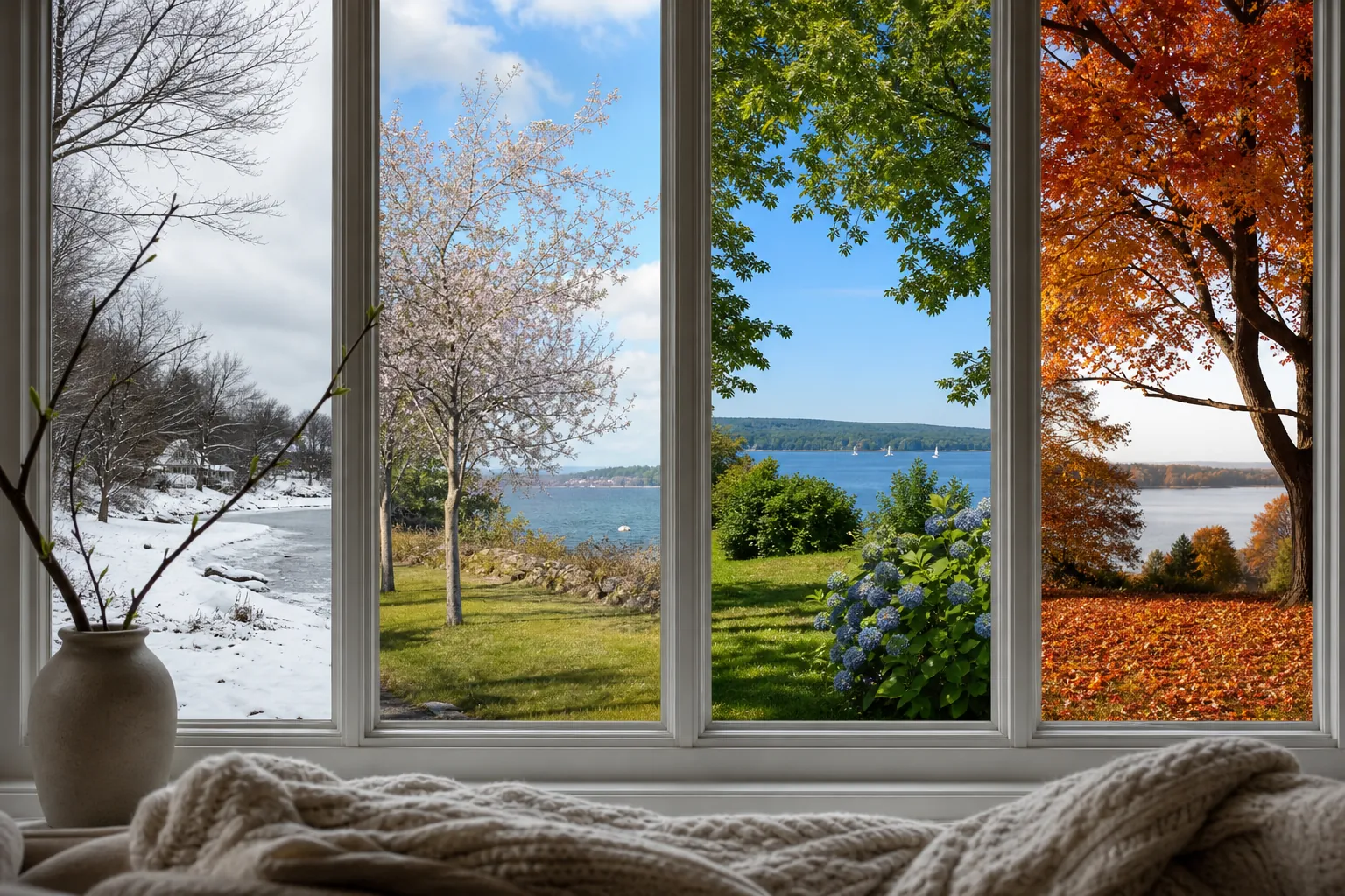 What seasonal symptom changes can look like in Massachusetts Editorial illustration of What seasonal symptom changes can look like in Massachusetts