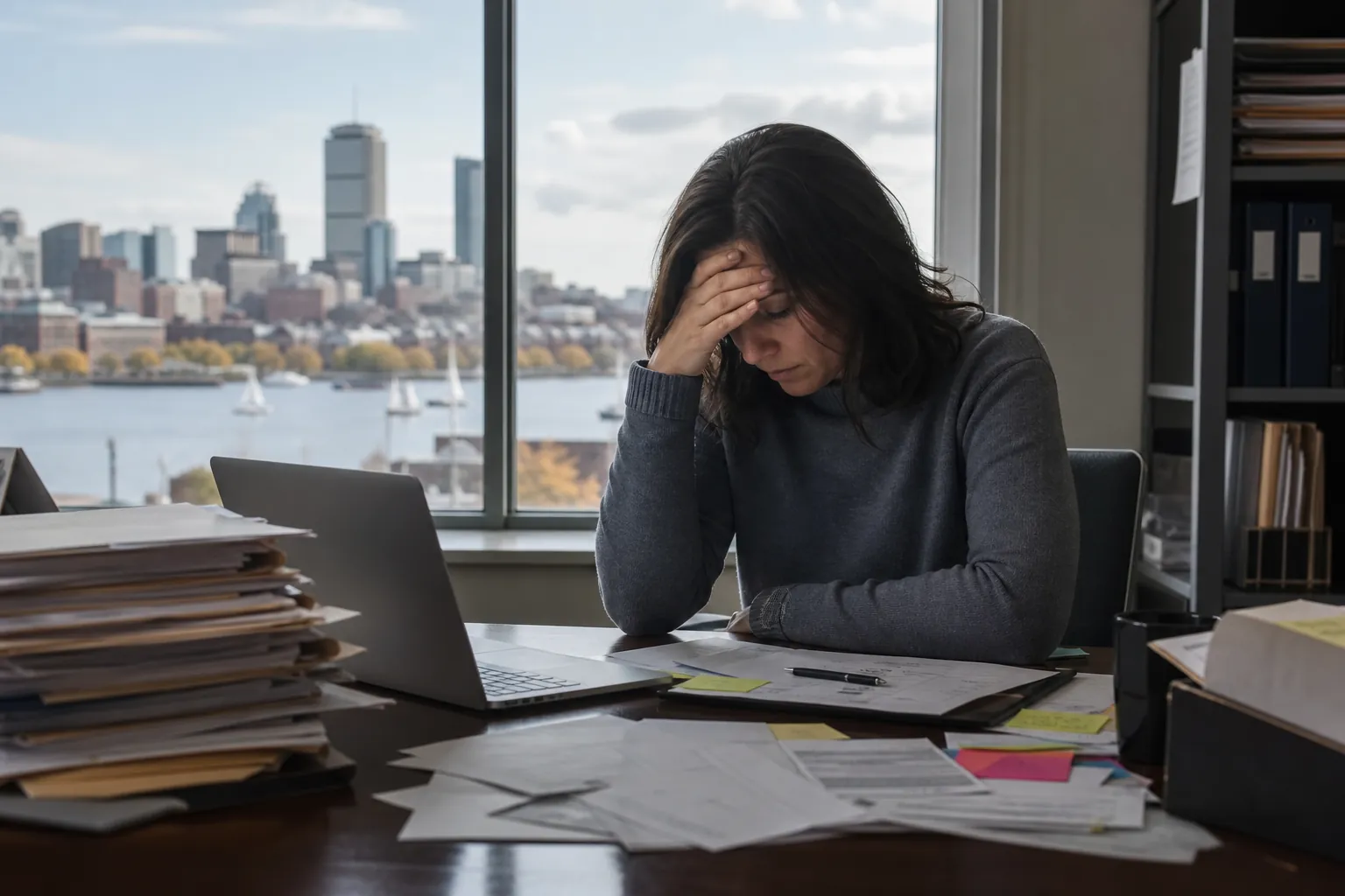 Editorial illustration of Why keeping up may become inconsistent in Massachusetts