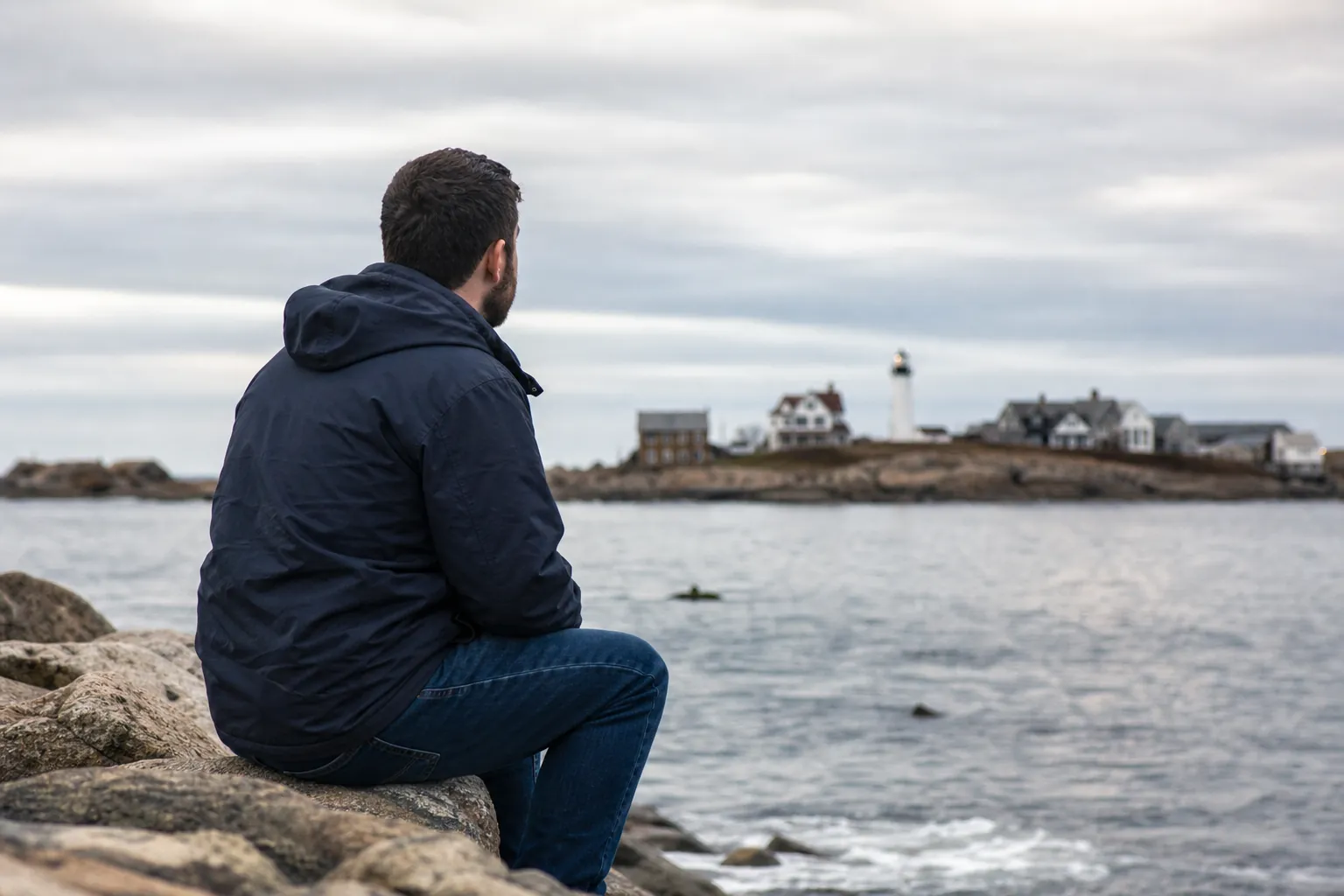 Editorial illustration of What bipolar disorder may look like in men in Massachusetts