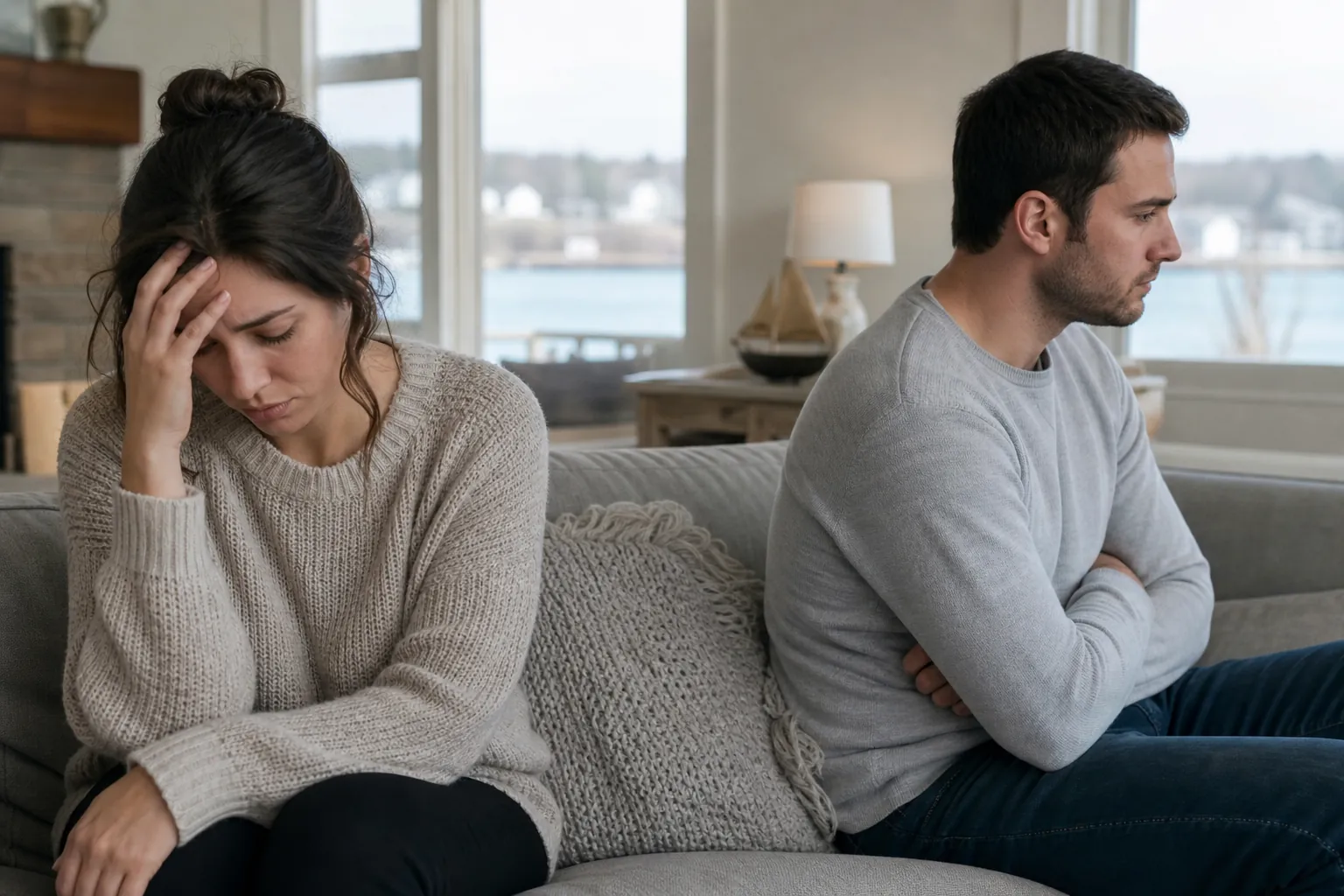 Editorial illustration of Why can BPD make relationships feel unstable? in Massachusetts