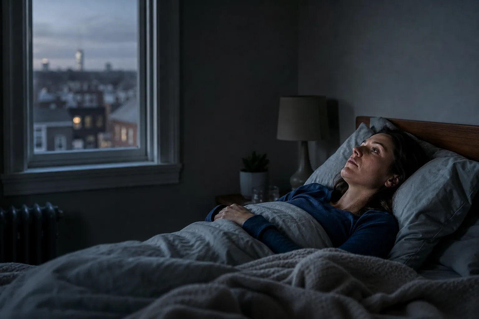 Why generalized anxiety can interfere with sleep in Massachusetts Editorial illustration of Why generalized anxiety can interfere with sleep in Massachusetts
