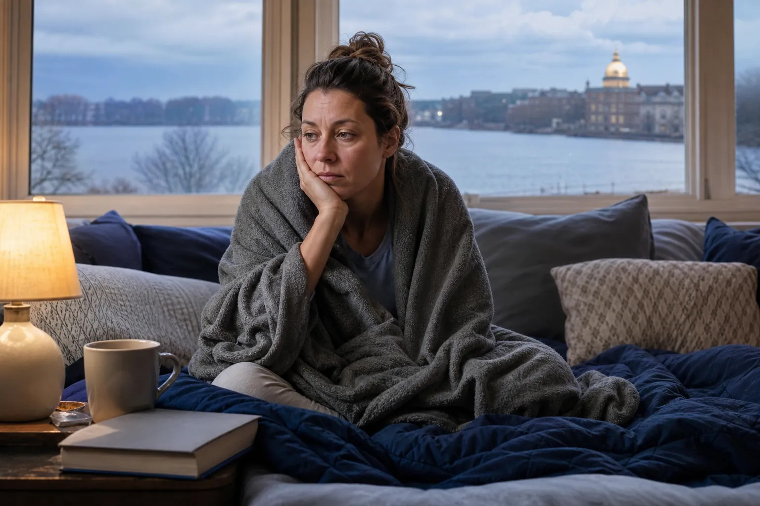 Insomnia is not one single sleep pattern in Massachusetts Editorial illustration of Insomnia is not one single sleep pattern in Massachusetts