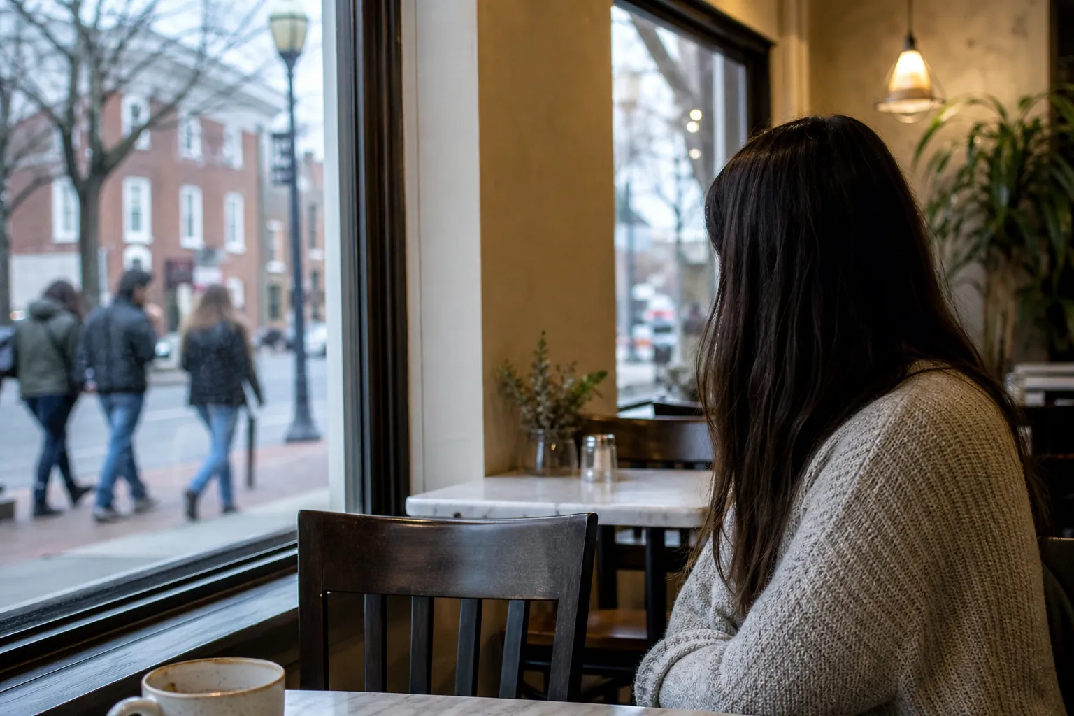Editorial illustration of Why social anxiety in women may be missed in Massachusetts
