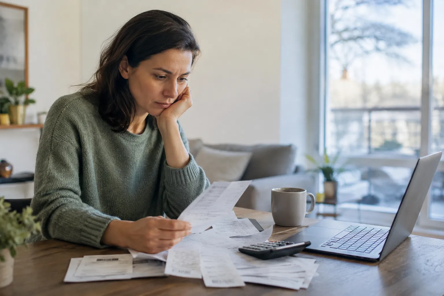Editorial illustration of What signs suggest money worry is affecting daily functioning? in Massachusetts