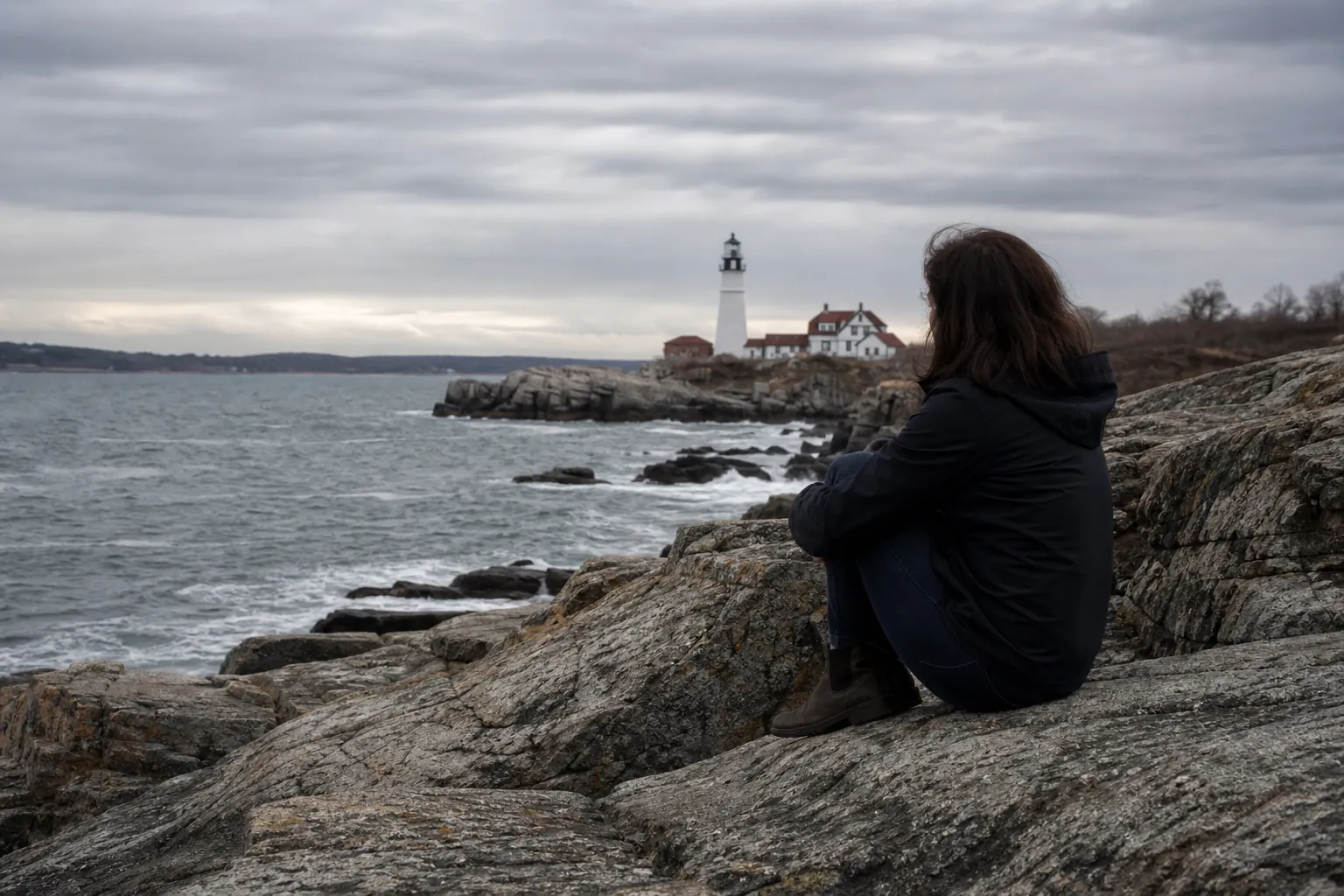 Editorial illustration of What does a PTSD setback look like? in Massachusetts