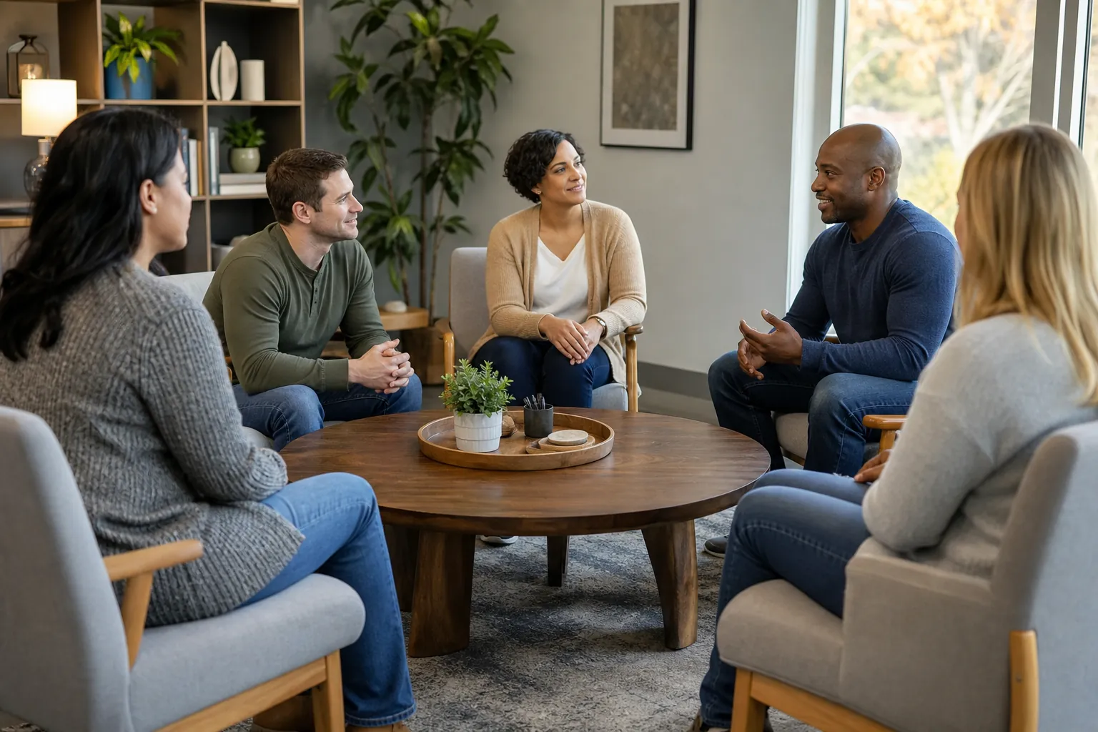 What does intensive outpatient care involve? in Massachusetts Editorial illustration of What does intensive outpatient care involve? in Massachusetts
